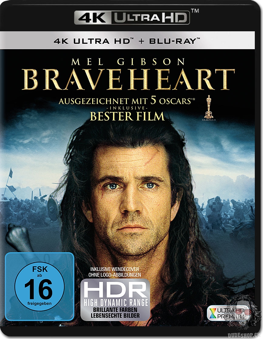 Braveheart 4K UHD + normale Blu-ray OVP, 31.90 sFr ...